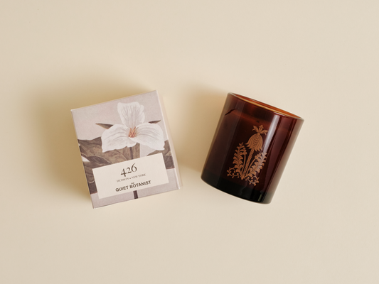 Luxury gift set with artisan candle and premium matches 