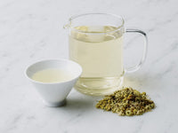 Samovar herbal tea brewing, from the Unwind Deluxe spa box